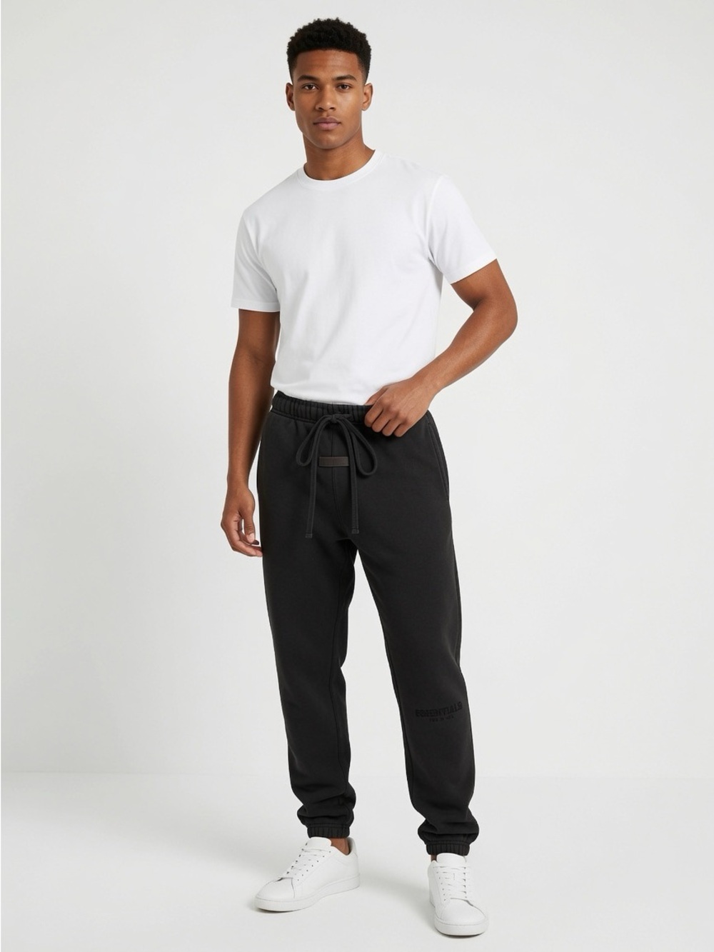 Essentials x Fear of God Black Fleece Sweatpants | Men’s XXS